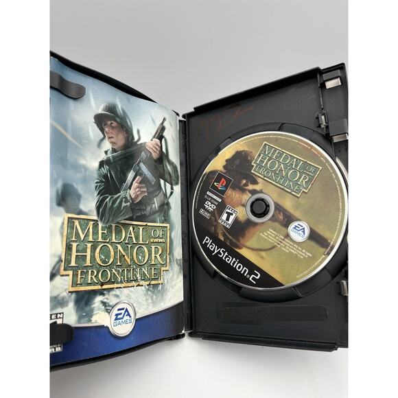 Medal of Honor: Frontline (Sony PlayStation 2, 2002) Complete In Box - Picture 3 of 4